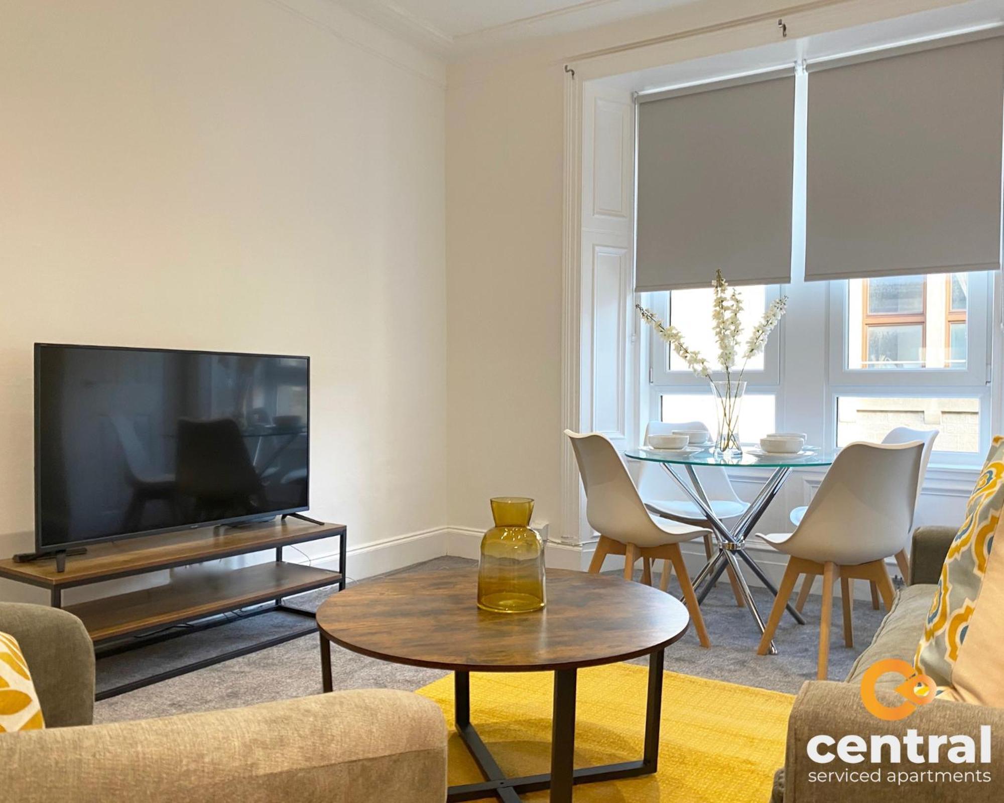 Central Serviced Apartments - 1 Bedroom - Modern - Close To Transport Links - Quiet Neighbourhood - Wifi - Fully Equipped - Smart Tvs In All Rooms - Monthly Stays Welcome - Free Street Parking - Ideal Relocation To Dundee Accommodation Dış mekan fotoğraf